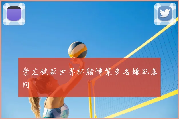 崇左破获世界杯赌博案多名嫌犯落网